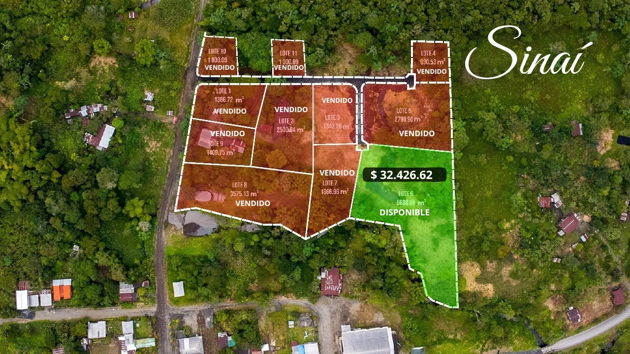 Plano de lotes Sinai